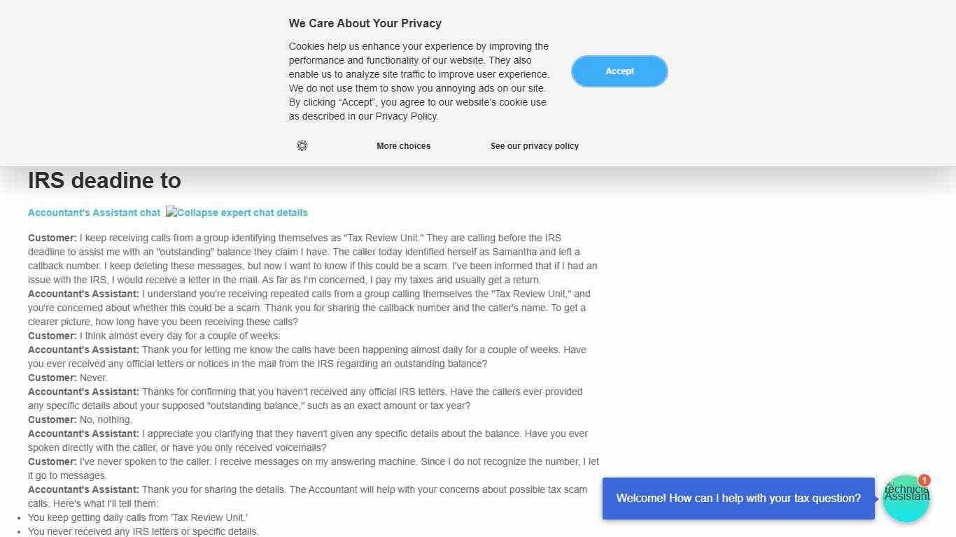 Tax Review Unit Calls: Is It a Scam? Expert Q&A Guide